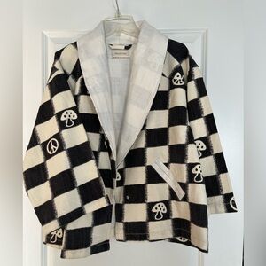 Urban Outfitters Black and White Checkered Jacket